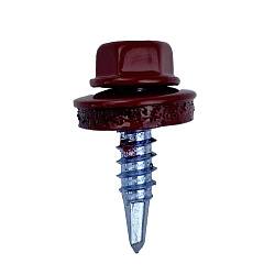 Саморез по металлу Daxmer 4,8х19 RAL 3011 (250 шт) сверло №2