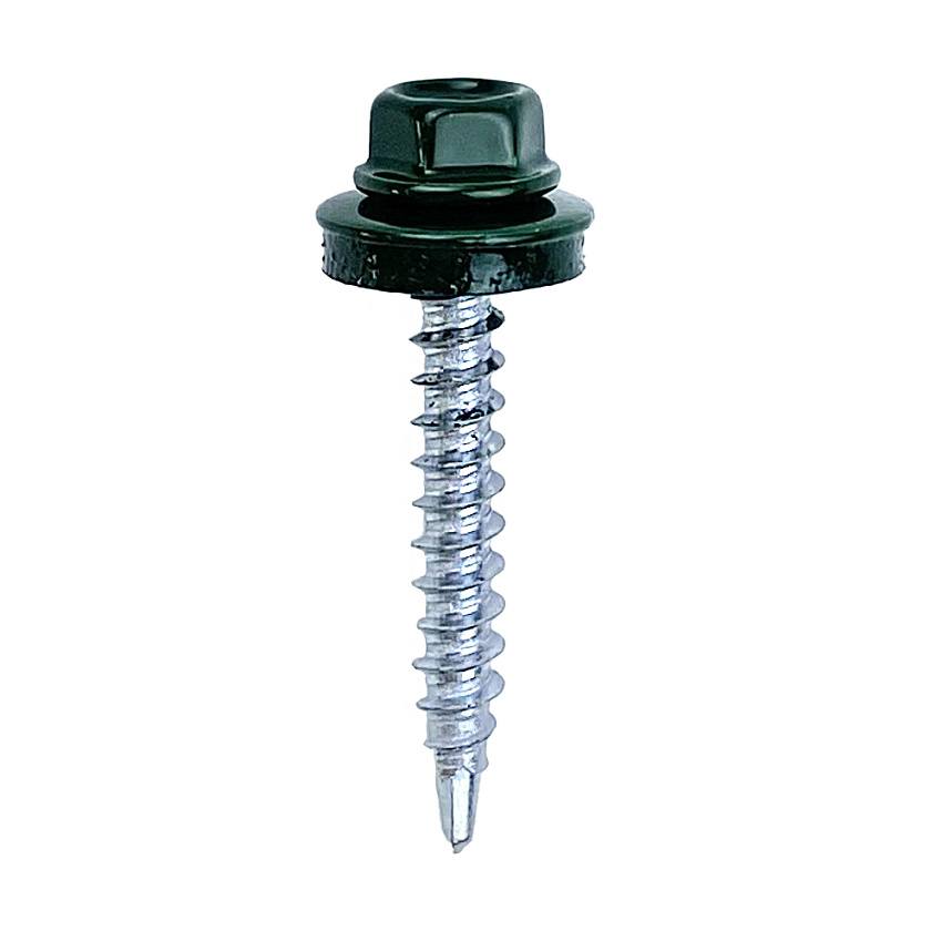 Саморез кровельный Daxmer 4,8х35 RAL 6005 (250 шт) сверло №1