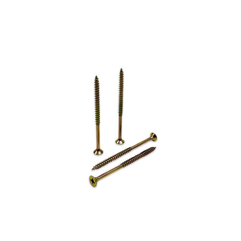 Саморез 6,0х120 универсальный, желтый цинк (уп. 100 шт)