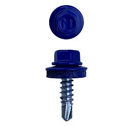 Саморез по металлу Daxmer 4,8х19 RAL 5005 (250 шт) сверло №2