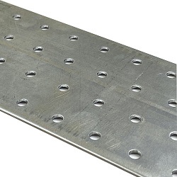 Пластина соединительная 80х200х2, Zn, PS, Daxmer