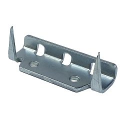 Крепеж Твин, гальванический цинк, цвет серебро, 100 шт